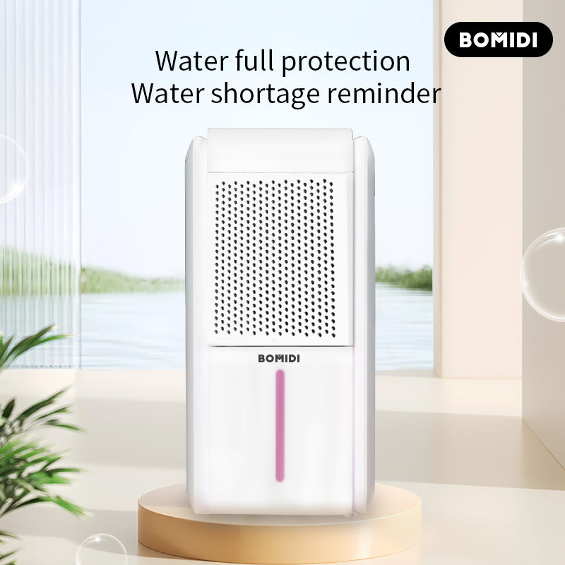 BOMIDI Smart Humidity Machine UH02 With 1L Water Tank Capacity,Low Noise, 4 Modes, 7- Color LED Light,Timer Settings & Water Shortage Reminder - White