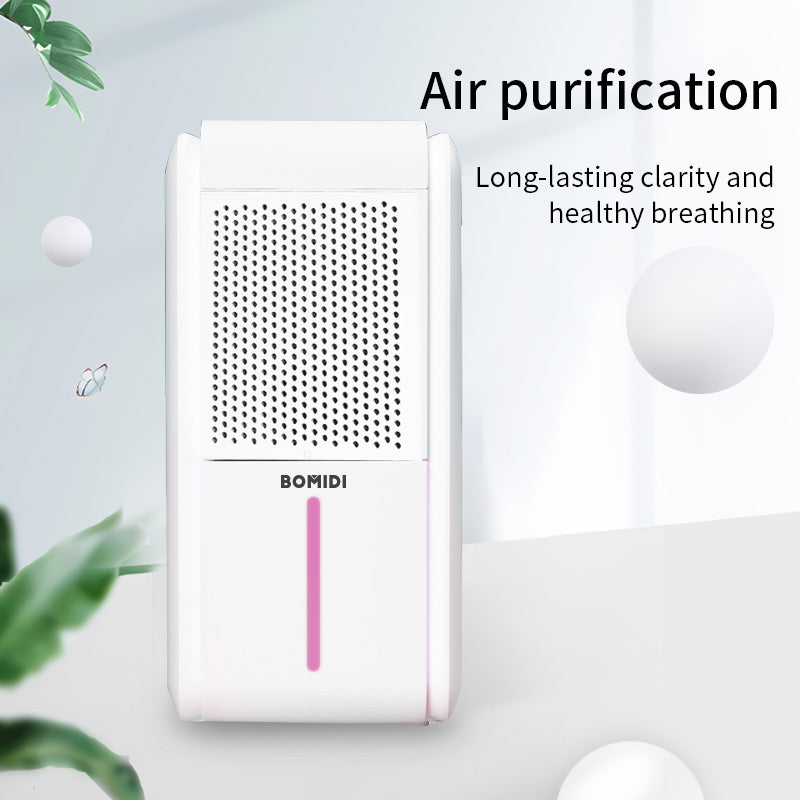 BOMIDI Smart Humidity Machine UH02 With 1L Water Tank Capacity,Low Noise, 4 Modes, 7- Color LED Light,Timer Settings & Water Shortage Reminder - White
