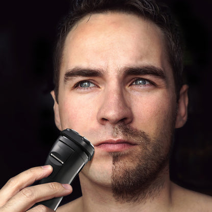 Bomidi M3 Electric Shaver 3D Rotating Razors Beard Trimmer 600mAh Long Battery USB Type-C Rechargeable Hair Shaver - Black