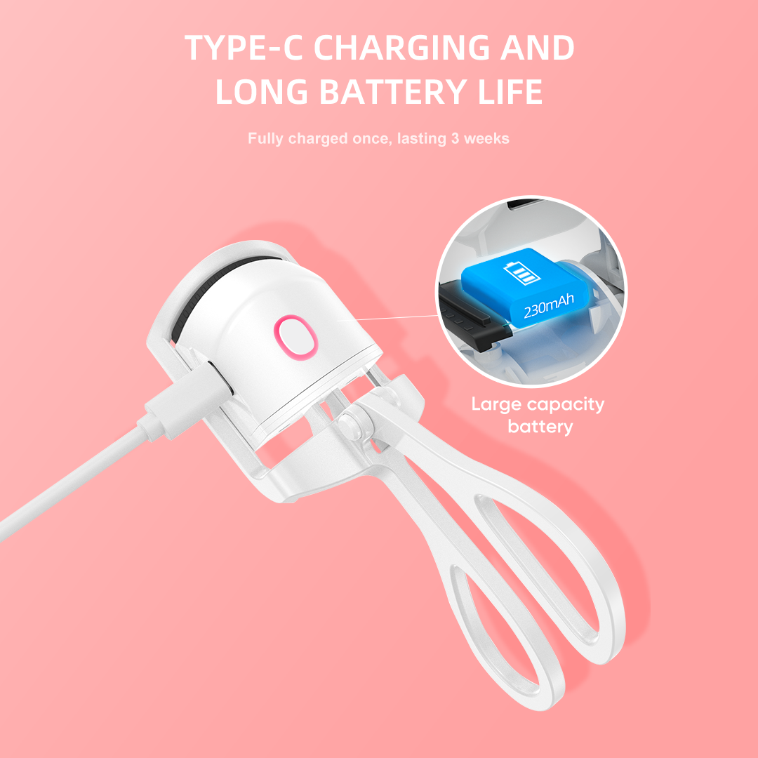 Bomidi EC1 Electric Eyelash Curler With 2 Speed Temperature Control Rechargeable Type-C Long Battery Life - Purple