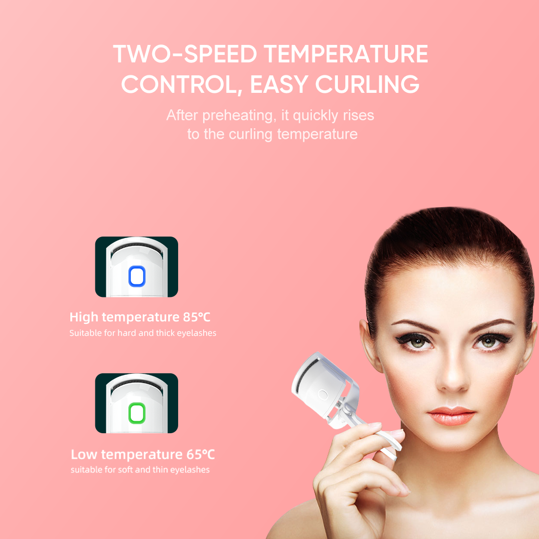 Bomidi EC1 Electric Eyelash Curler With 2 Speed Temperature Control Rechargeable Type-C Long Battery Life - Purple
