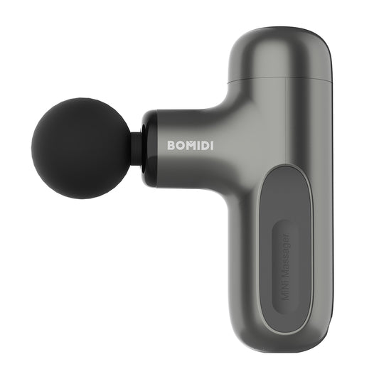 Bomidi M1 Portable Mini Massage Gun With High Torque Motor & 4 Unique Attachments | 2500mAh Long Battery Life - Black