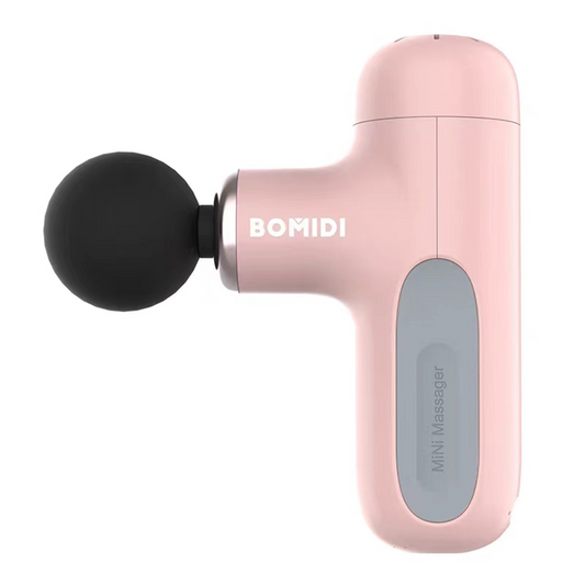 Bomidi M1 Portable Mini Massage Gun With High Torque Motor & 4 Unique Attachments | 2500mAh Long Battery Life - Pink